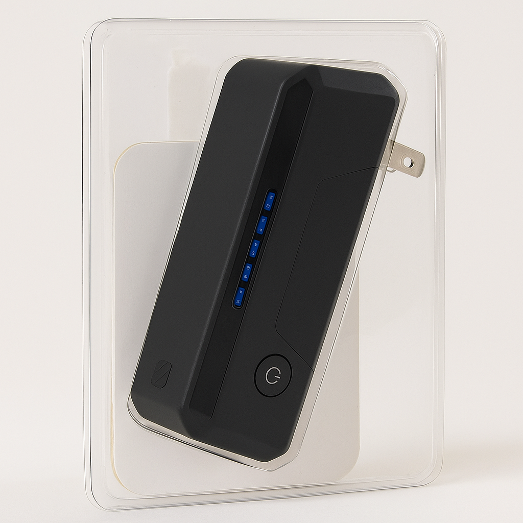 SCOSCHE GoBat™ 2-in-1 Portable USB Wall Charger and 3000 mAh Portable Battery Pack - Black