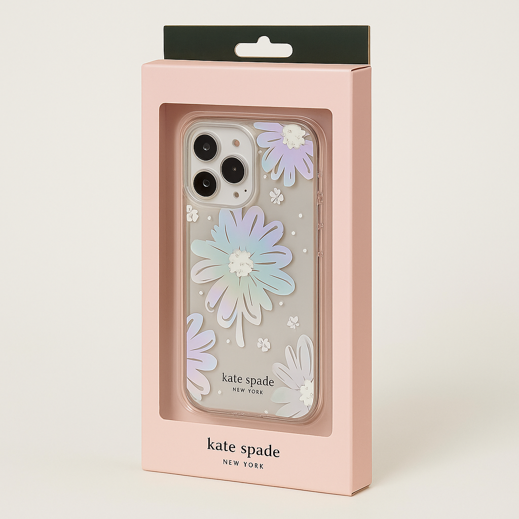 Kate Spade Protective Case for MagSafe Daisy Iridescent for iPhone 13 Pro
