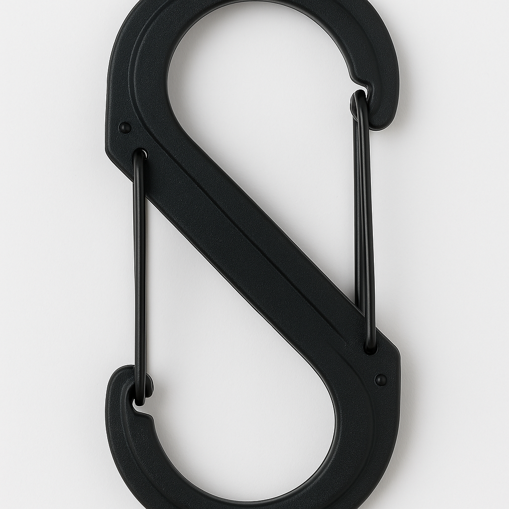 Nite Ize S-Biner® Plastic Dual Carabiner Size 4 - Black/Black Gates