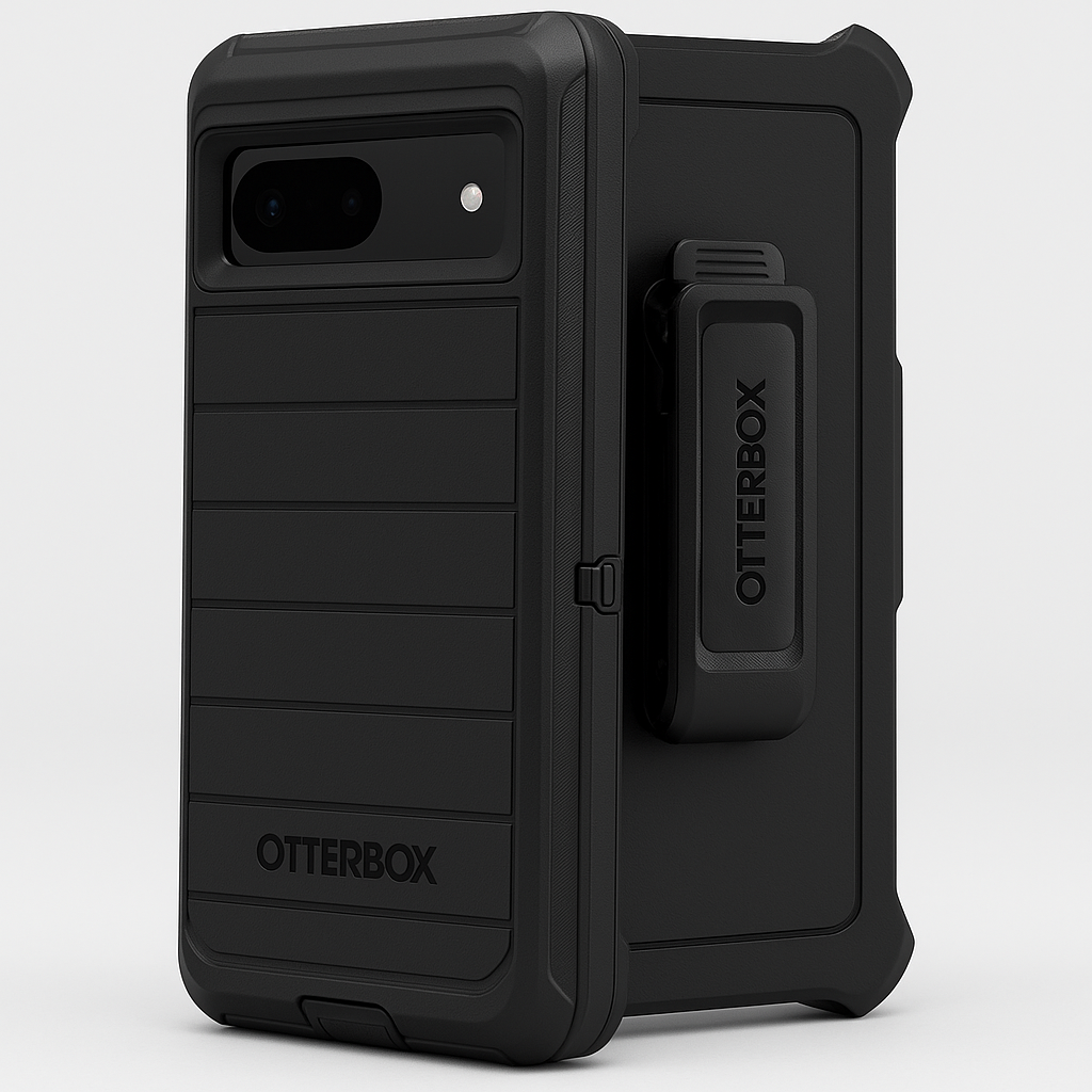 OtterBox Defender Series Pro Black Rugged Case for Google Pixel 7
