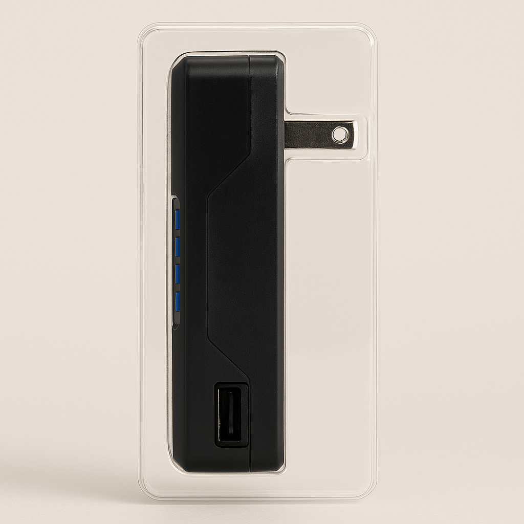 SCOSCHE GoBat™ 2-in-1 Portable USB Wall Charger and 3000 mAh Portable Battery Pack - Black