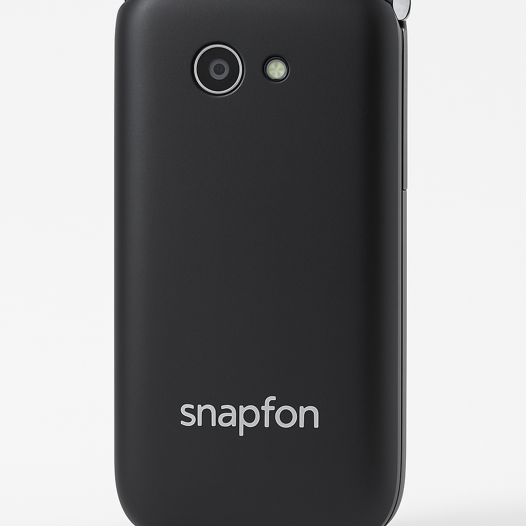 [SNP.EZFLP.4.BK.N.L.TMO.FF.0.0.2.E.12] Snapfon Ez Flip Rg (V1.1) Prepaid Service Plan Included