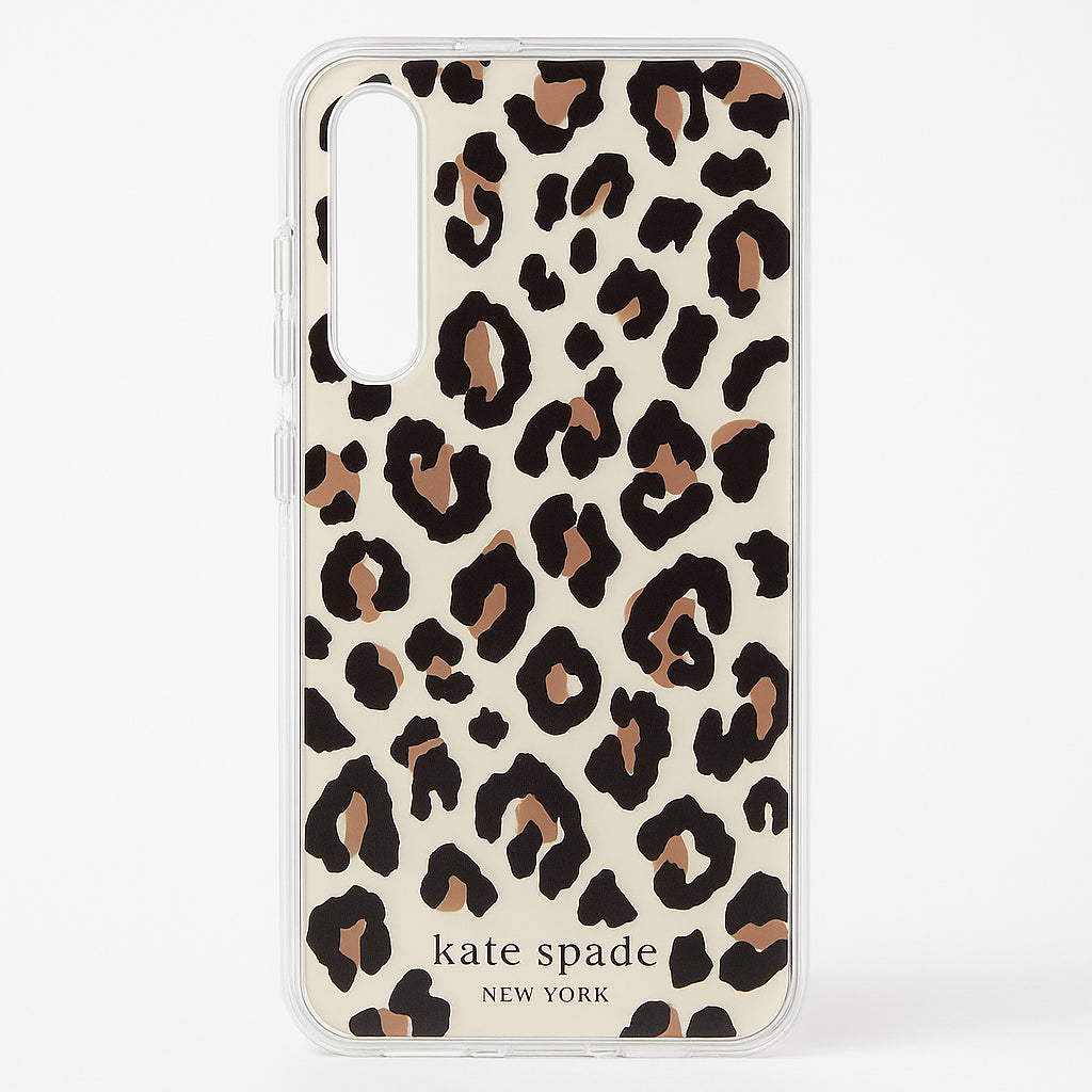 Kate Spade Defensive Hardshell Case for Samsung Galaxy S23 - City Leopard