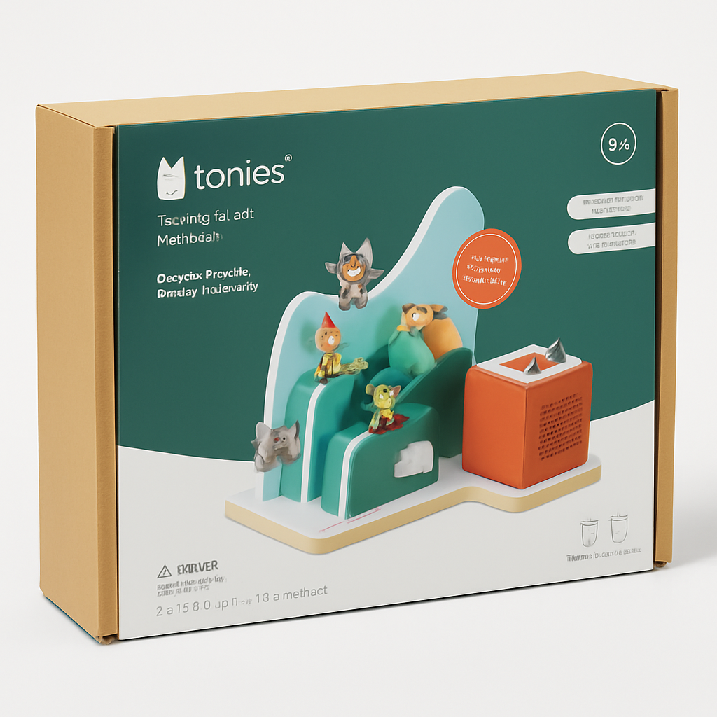 TONIES TABLETOP SHELF MOUNTAIN MAGNETIC WOOD DISPLAY