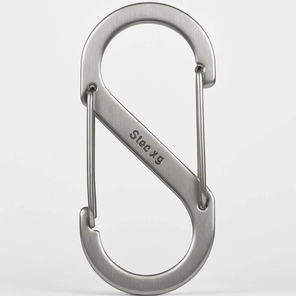 Nite Ize Dual Spring Gate Carabiner Stainless Steel Size #5