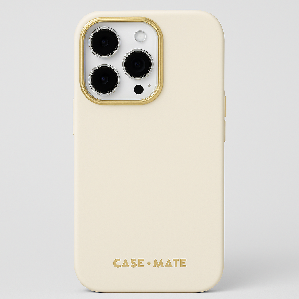 Case-Mate iPhone 15 Pro Silicone Case - Beige