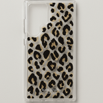 Kate Spade New York Defensive Hardshell Case for Galaxy S23 Ultra - City Leopard Black