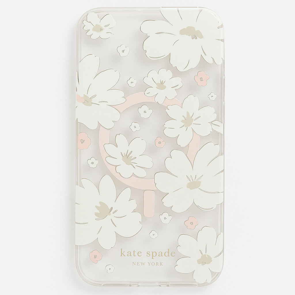 [KS.A.C.5849] Kate Spade Hardshell Case For Magsafe For Apple Iphone 14 Plus - Classic Peony