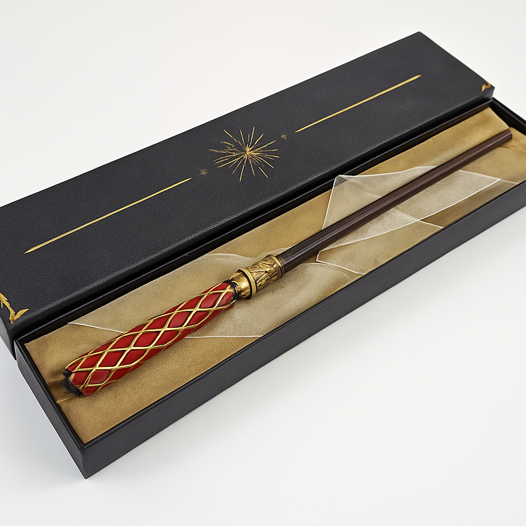 WIZARDING WORLD OF HARRY POTTER UNIVERSAL STUDIOS PARKS SECOND GENERATION WAND - REDWOOD