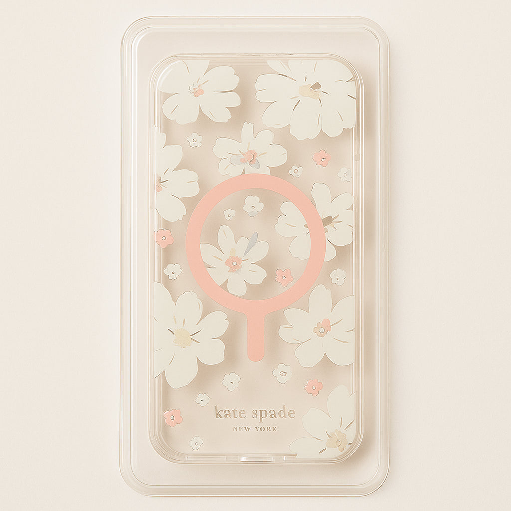 Kate Spade Protective Hardshell Case for MagSafe for iPhone 14 / 13 - Peony