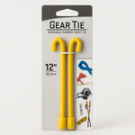 12 in. Gear Tie in Yellow (2-Pack)