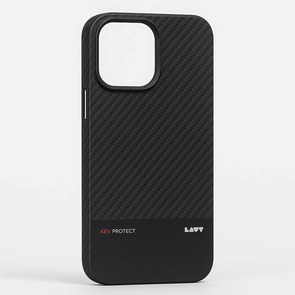 LAUT KEV Protect Aramid Fiber Case for iPhone 16 Pro Max - Black