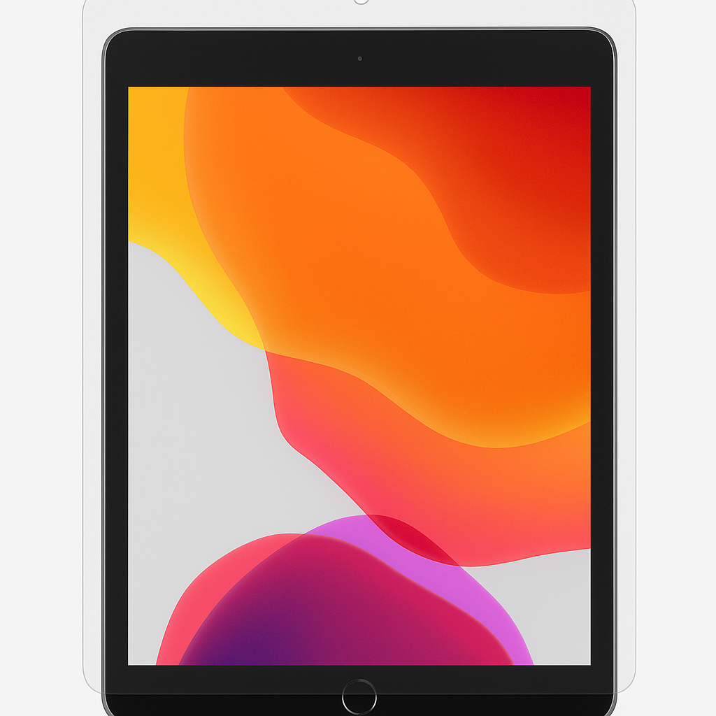 PureGear Apple iPad 10.2 Inch (9th/8th/7th Gen) / iPad Pro 10.5 Inch (2017) / iPad Air (3rd Gen) Steel 360 Antimicrobial Tempered Glass Screen Protector with Perfect Alignment Tray