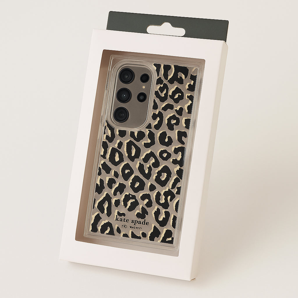 [KS.S.C.5457] Kate Spade New York Protective Case For Galaxy S24 Ultra - City Leopard