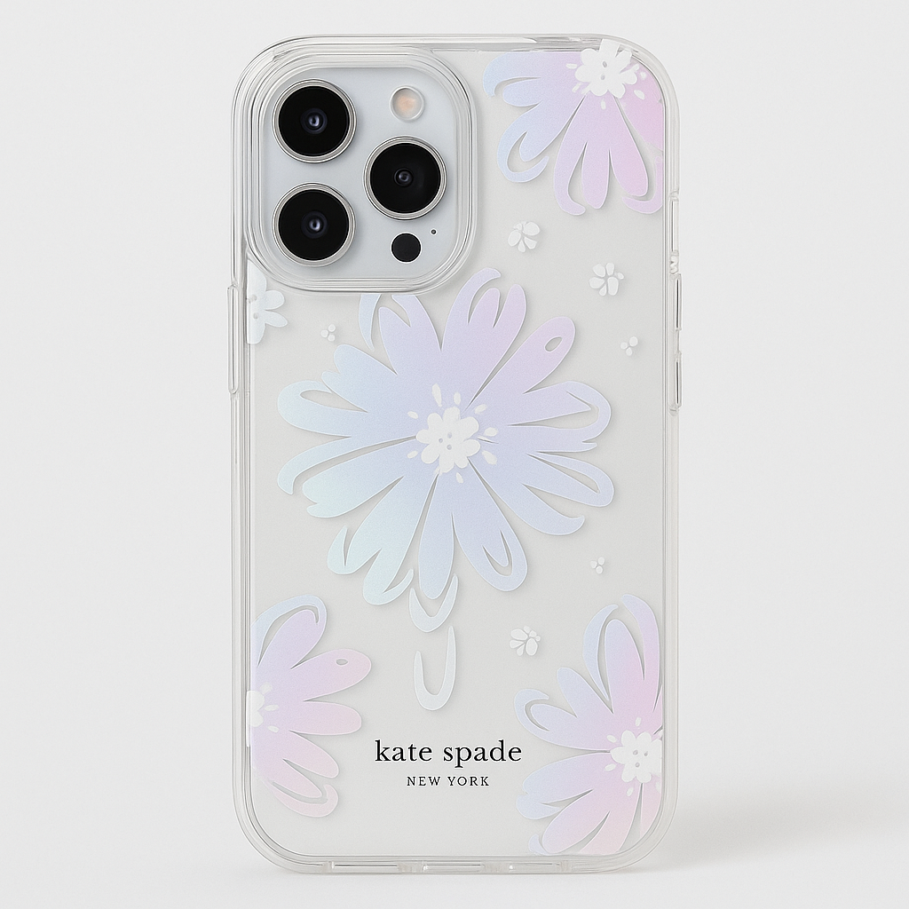 Kate Spade Protective Case for MagSafe Daisy Iridescent for iPhone 13 Pro