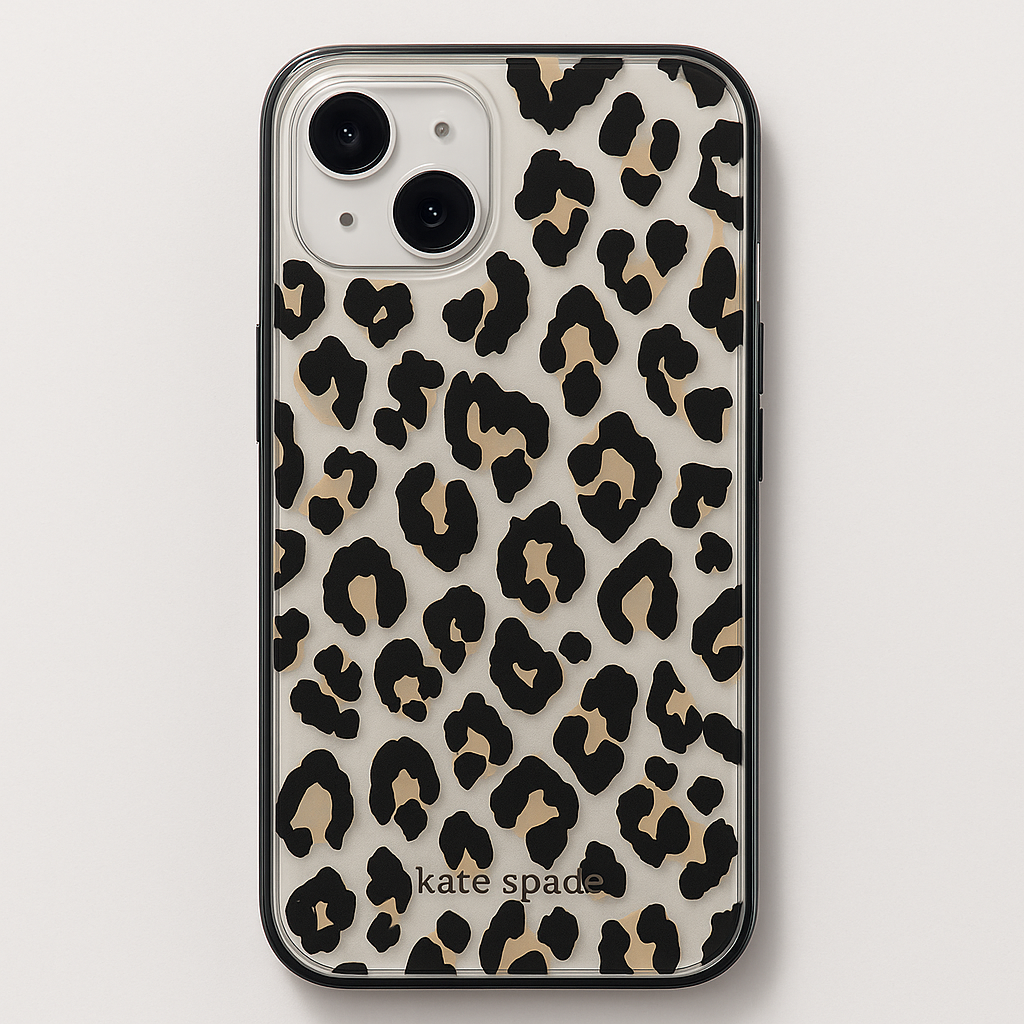 Kate Spade New York Protective Hardshell Case - City Leopard for iPhone 14 Plus