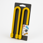12 in. Gear Tie in Yellow (2-Pack)