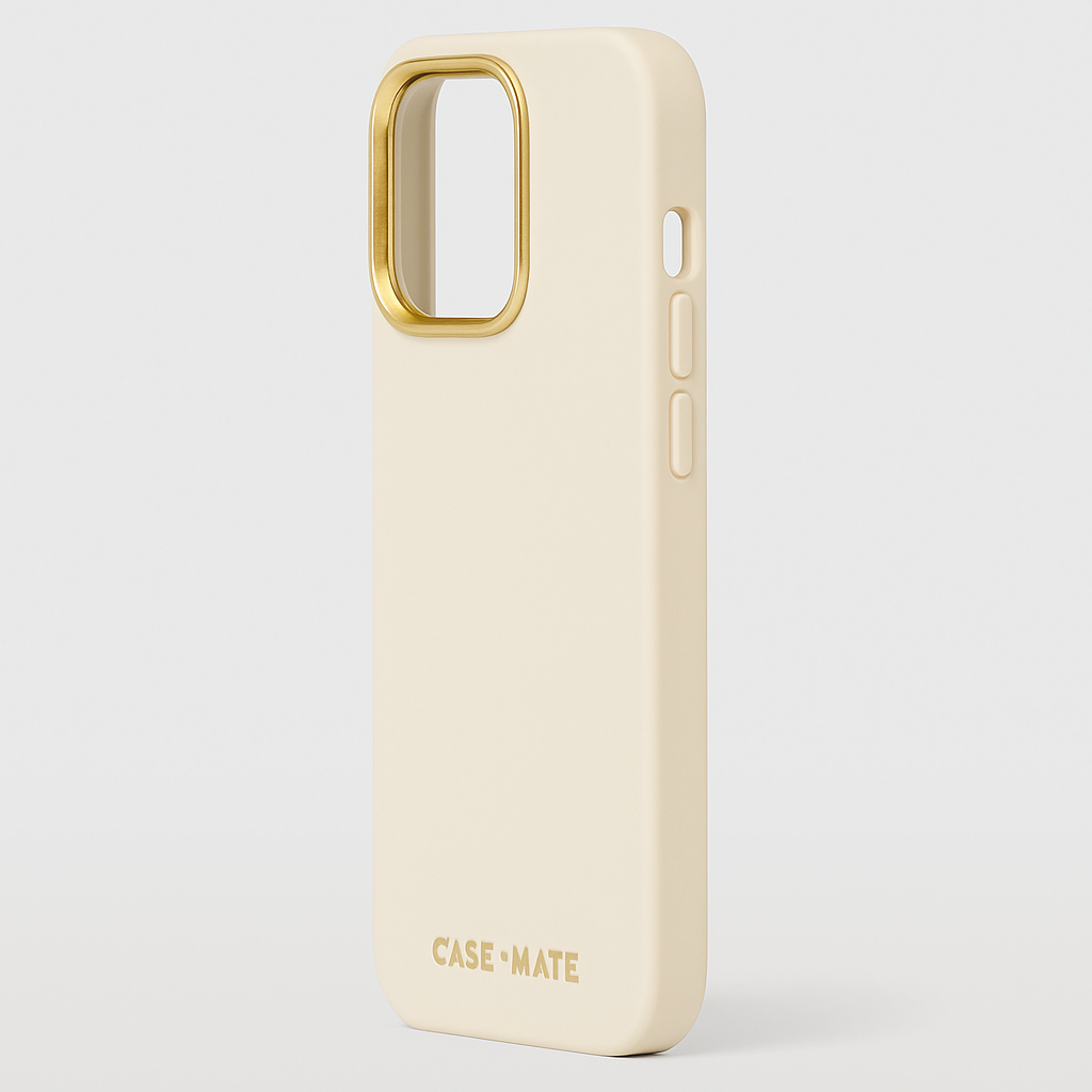 Case-Mate iPhone 15 Pro Silicone Case - Beige