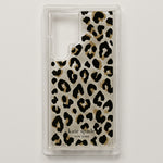 Kate Spade New York Defensive Hardshell Case - City Leopard Black for Galaxy S23 Ultra