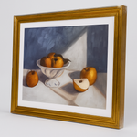 20"x16" Fruit Pear Still Life Framed Wall Art