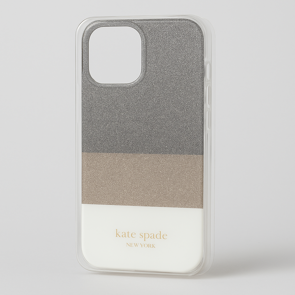 [KS.A.C.5090] Kate Spade New York Series Case For Iphone 13 Pro Max - Glitter Block White