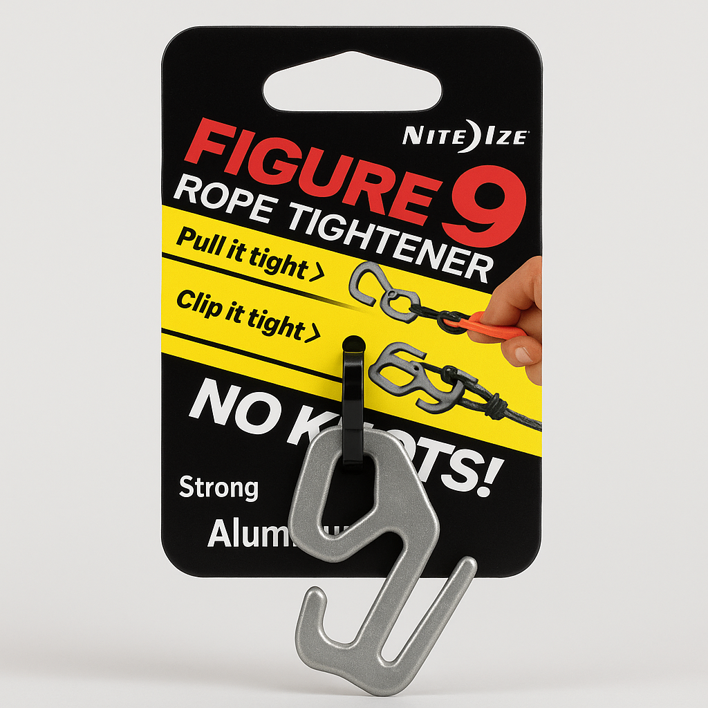 Nite Ize Figure 9 Rope Tightener Small - Aluminum