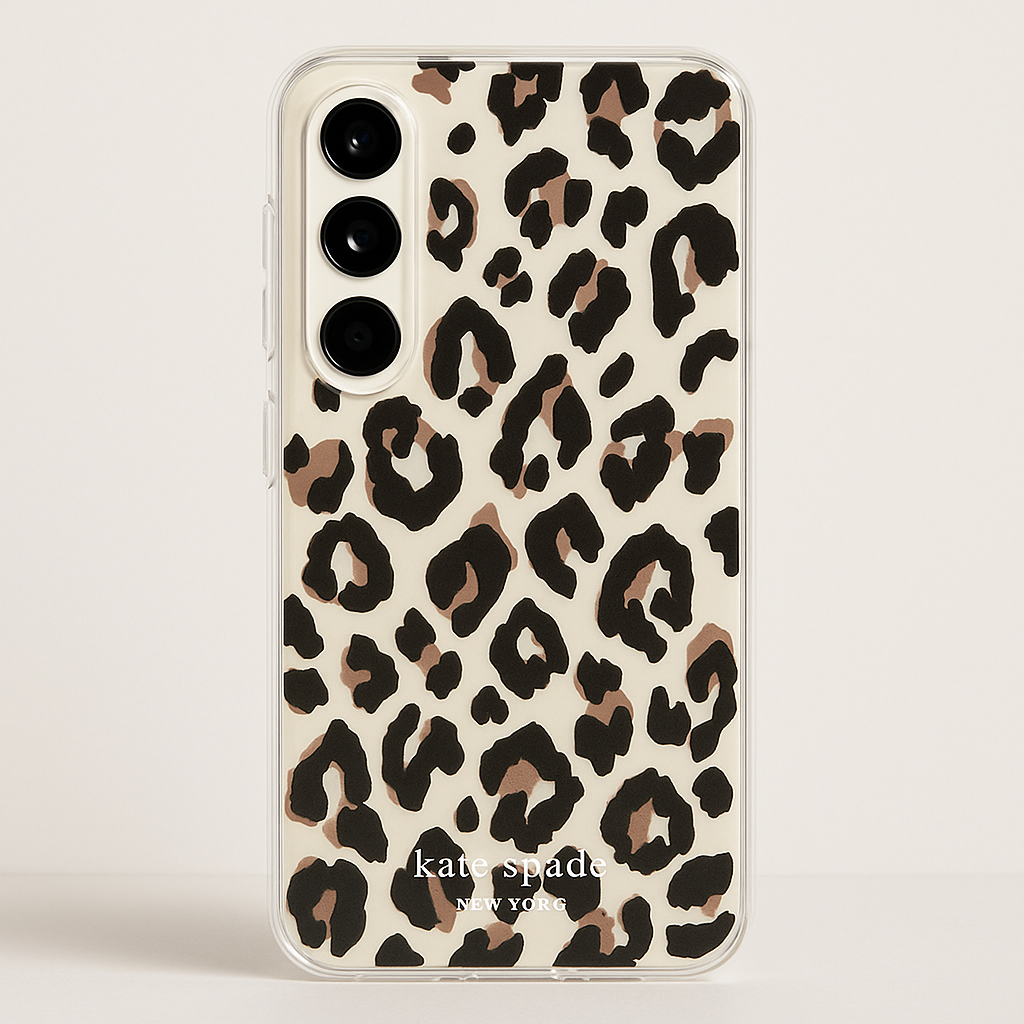 Kate Spade Defensive Hardshell Case for Samsung Galaxy S23 - City Leopard