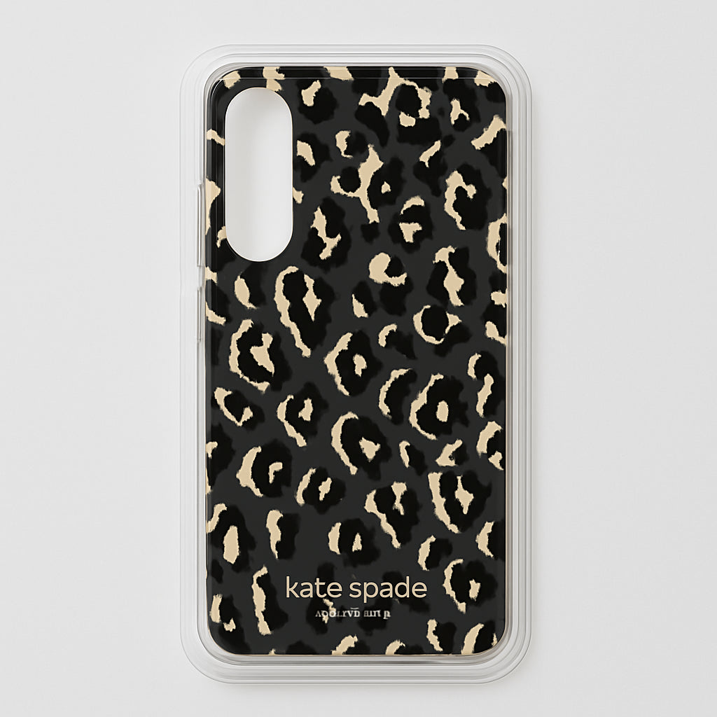 [KS.S.C.6421] Kate Spade New York Protective Hardshell Case For Galaxy S24 - City Leopard