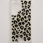 Kate Spade New York Defensive Hardshell Case - City Leopard Black for Galaxy S23 Ultra