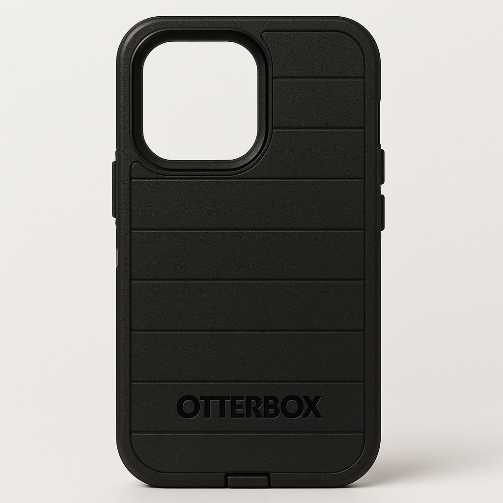 OtterBox Defender Series Pro Rugged Carrying Case (Holster) for Apple iPhone 15 Pro - Black
