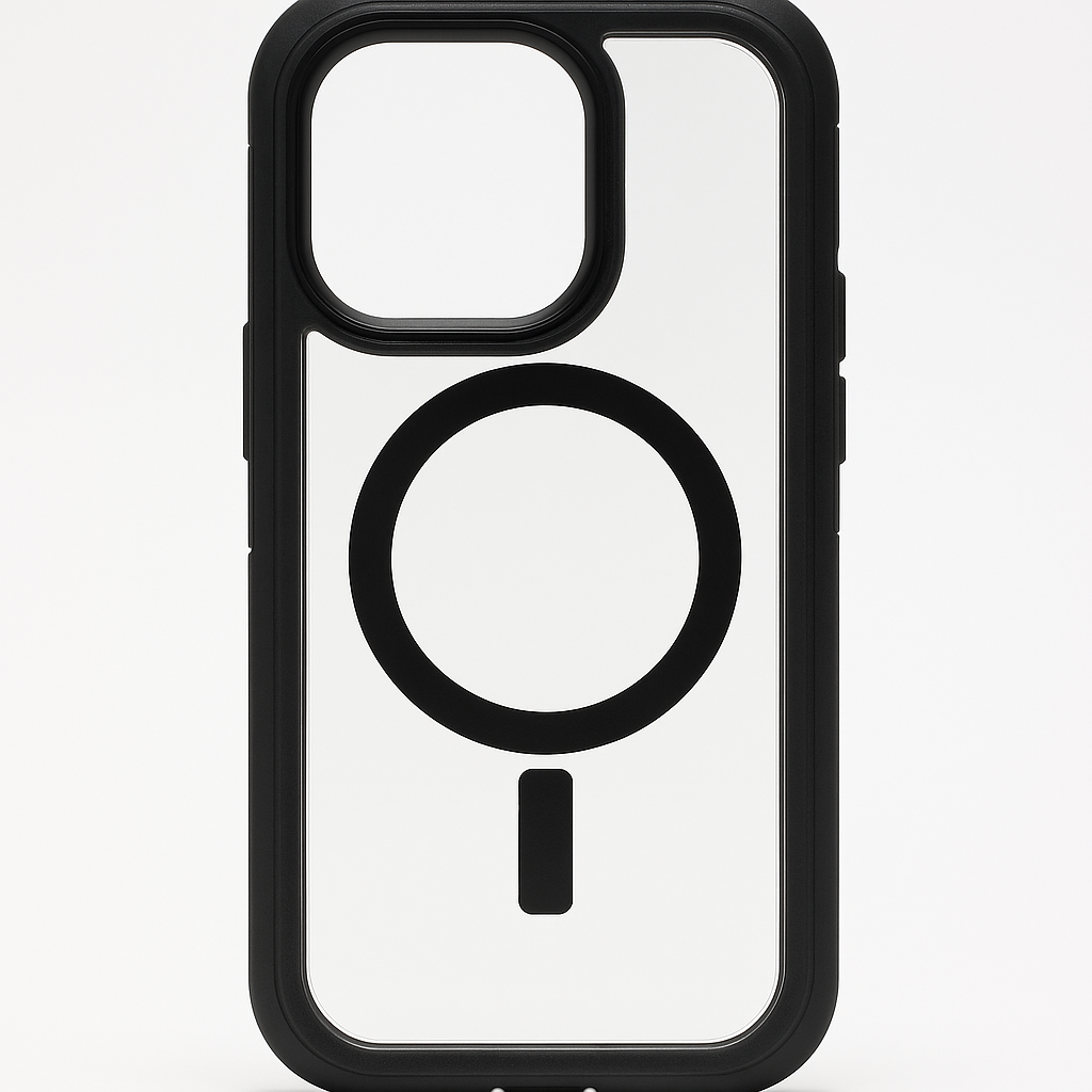 OTTERBOX Defender Pro XT Clear MagSafe Case for Apple iPhone 15 Pro - Dark Side