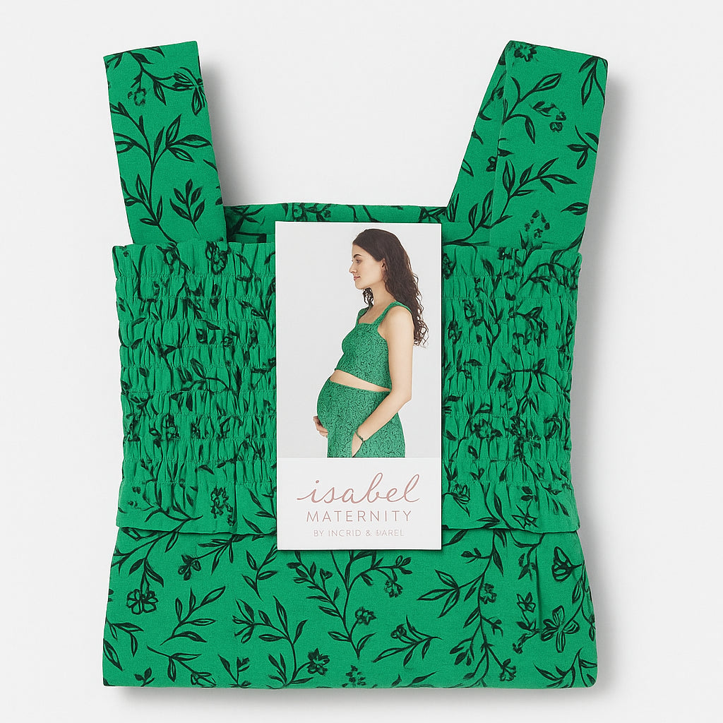 Sleeveless Smocked Maternity Set - Isabel Maternity by Ingrid & Isabel™