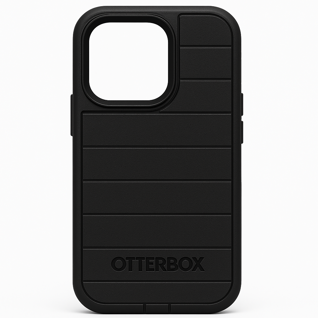 OtterBox Defender Series Pro Rugged Carrying Case (Holster) for Apple iPhone 15 Pro - Black