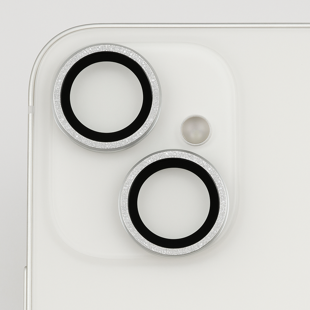 Case-Mate Apple iPhone 15 / iPhone 15 Plus Camera Lens Protector with Aluminum Rings - Twinkle