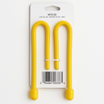 12 in. Gear Tie in Yellow (2-Pack)