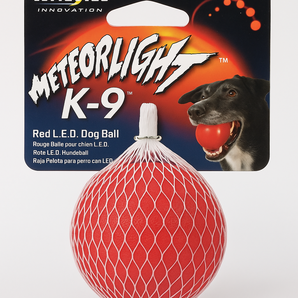 Nite Ize Meteorlight K-9 LED Dog Ball - Red