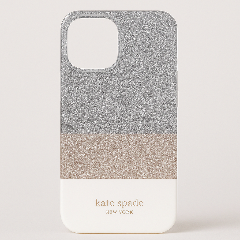 [KS.A.C.5090] Kate Spade New York Series Case For Iphone 13 Pro Max - Glitter Block White