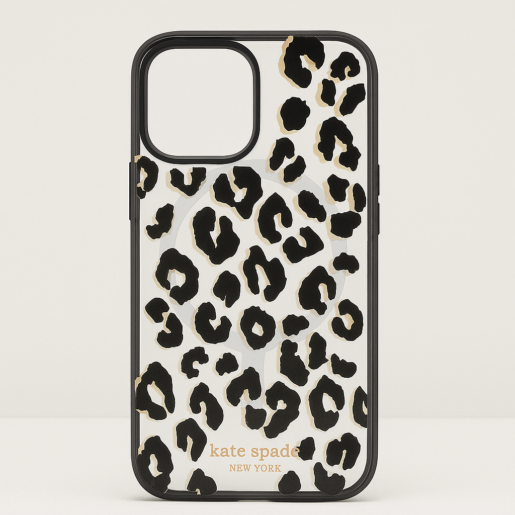 Kate Spade Protective Hardshell Case for MagSafe for iPhone 14 Pro - Leopard