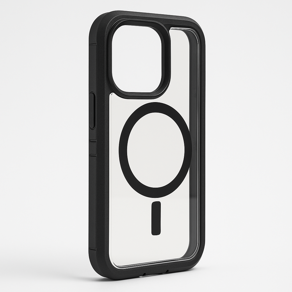 OTTERBOX Defender Pro XT Clear MagSafe Case for Apple iPhone 15 Pro - Dark Side